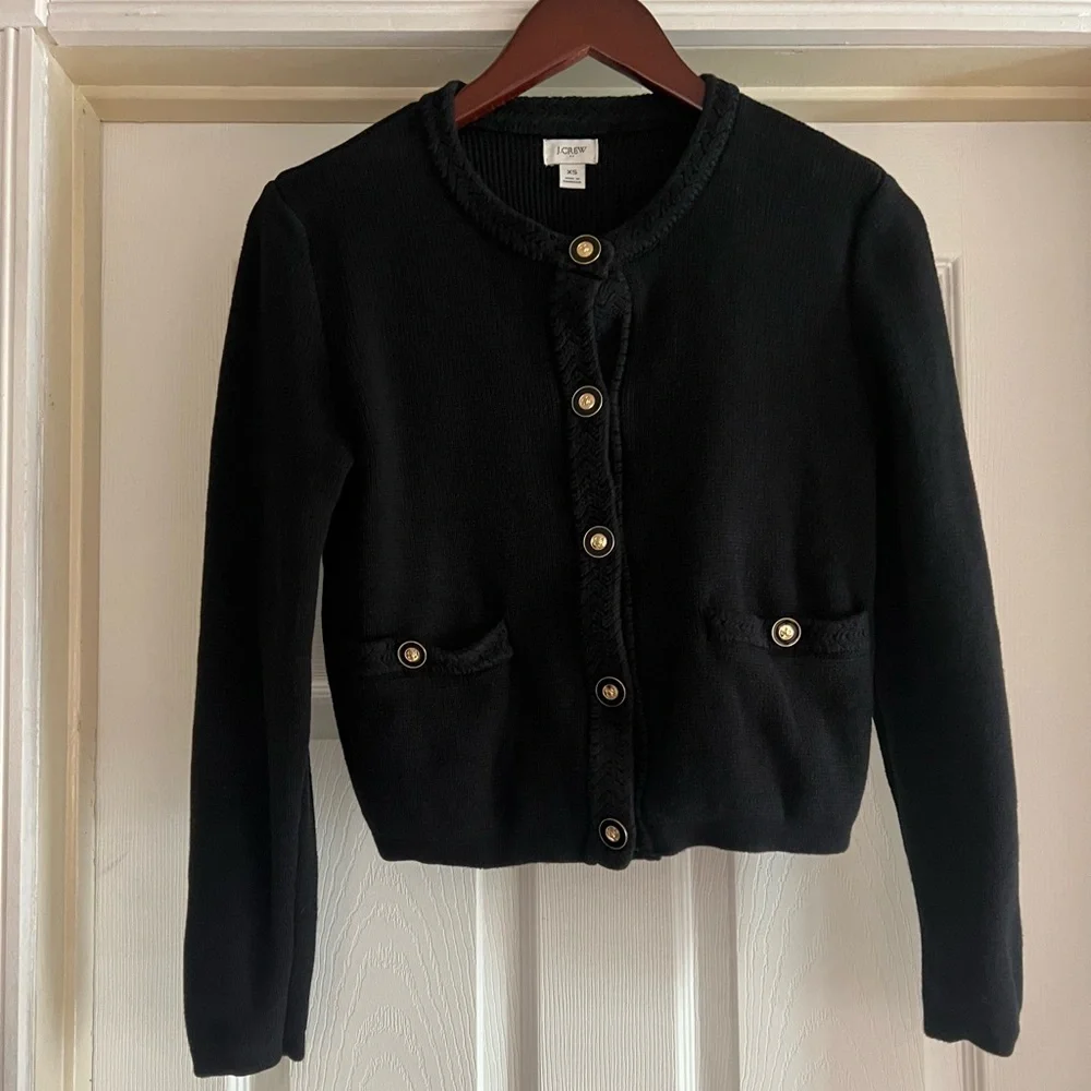 J.Crew Cotton Lady Jacket Cardigan Sweater - Picture 5 of 12